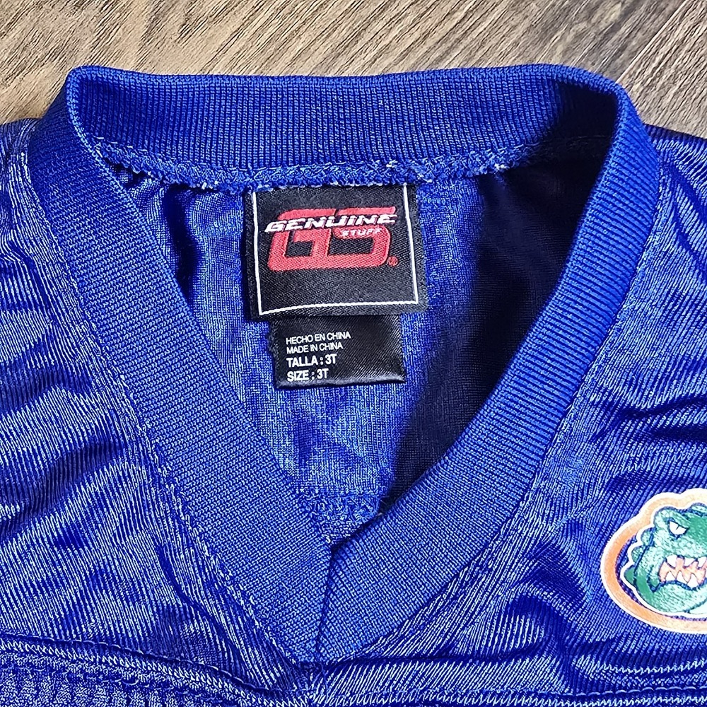 Florida Gators Jersey 3T Blue NCAA Football Nike #1 Mesh Team Apparel - Picture 3 of 6